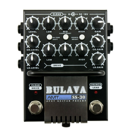 SS-30 «BULAVA» Гитарный предусилитель на JFET-транзисторах, AMT Electronics