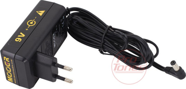 PDNW-9V2A Блок питания, Стабилизированный, 9В 2000мА (пост. ток, минус в центре). MOOER