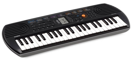 SA-77 Синтезатор, 44 мини-клавиши, цвет серый. Casio 