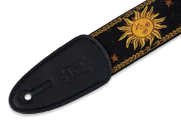 MPJG-SUN-BLK Print Series Ремень для гитары, тканый, солнце/черный, Levy's