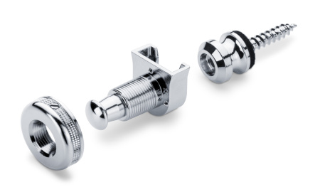 14010201 (446) Security Lock крепление для ремня с блокировкой для гитары (пара),  SCHALLER