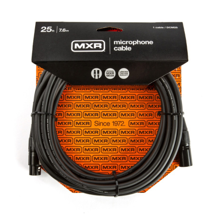 DCM25 MXR Микрофонный кабель 7,6 м, Dunlop
