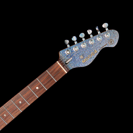 MSC50-Pro-MGCL Электрогитара, серебристая, Mooer