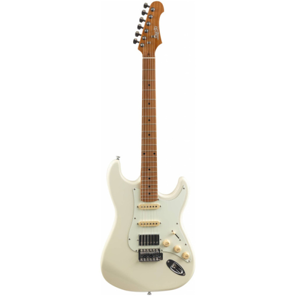 JS-250 OW электрогитара, Stratocaster, корпус тополь, 22 лада, HSS, tremolo, цвет OW, JET