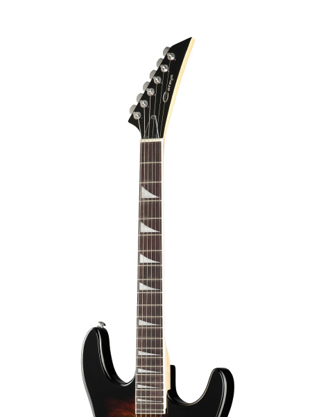 E228BS Электрогитара, красный санберст, Caraya