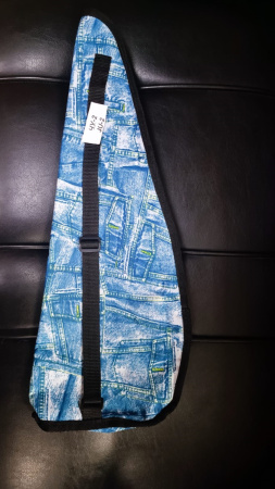 ЧУ2-Джинс Чехол для укулеле сопрано, цвет джинсовый. SOLO