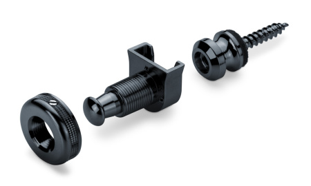 14010401 (1446) Security Lock крепление для ремня с блокировкой для гитары (пара), SCHALLER