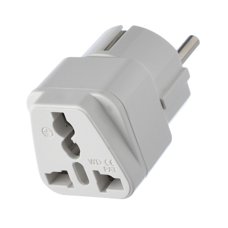 00-00025058 Сетевой переходник универсальный, белый, GoPower