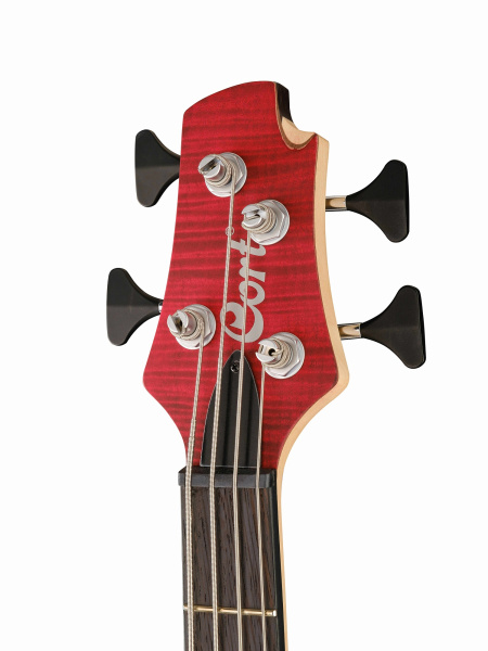 A4-Plus-FMMH-OPBC Artisan Series Бас-гитара, красная, Cort