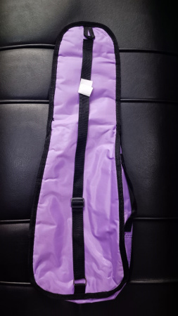 ЧУК1-Фиолетовый Чехол для укулеле концерт, цвет фиолетовый, SOLO