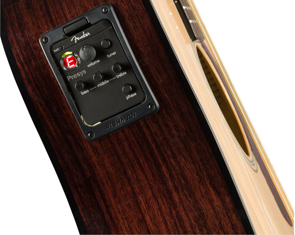 CD-140SCE 12 Natural 12-струнная электроакустическая гитара, кейс в комплекте. FENDER