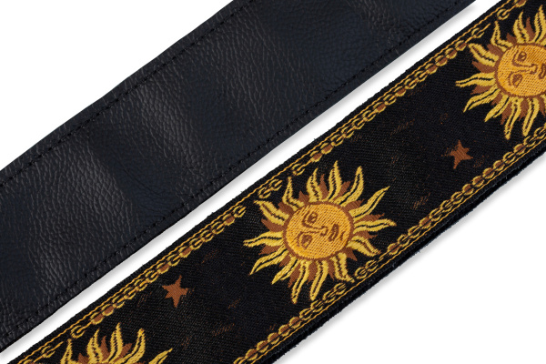 MPJG-SUN-BLK Print Series Ремень для гитары, тканый, солнце/черный, Levy's