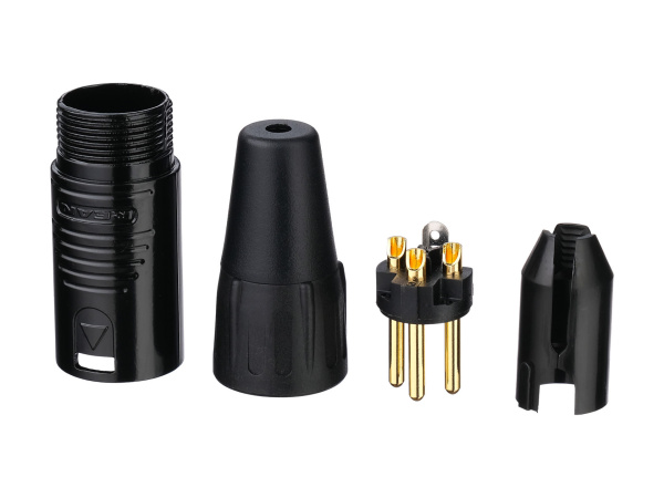 RC3M-B Разъем на кабель XLR "папа", Rean