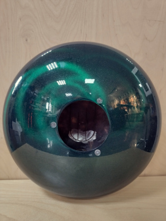 KSY.30-9DV-Em-GR Глюкофон (двутон) 30см, 9 лепест., Ми-минор, зелен., с палочками и сумкой. Kosmosky