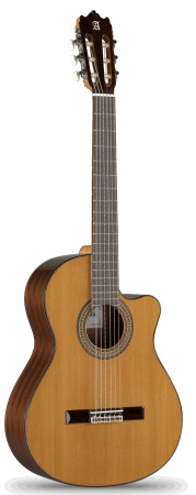 6.855 Cutaway 3C CW E1 Классическая гитара со звукоснимателем, чехол в комплекте, Alhambra