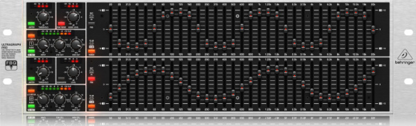 FBQ6200HD 2-канальный 31-полосный графический эквалайзер с FBQ систем. BEHRINGER