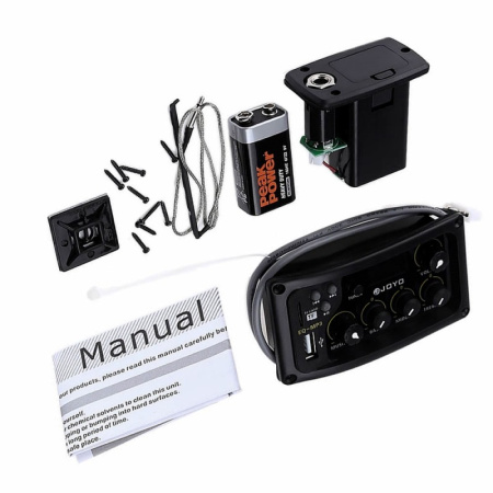 EQ-MP3 3-полосный эквалайзер с тюнером и MP3 плеером, Joyo
