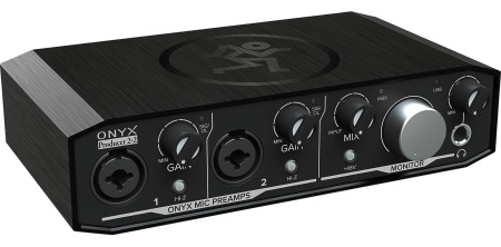 Onyx Producer Компактный USB-аудио интерфейс, 2 входа, 2 выхода, MACKIE