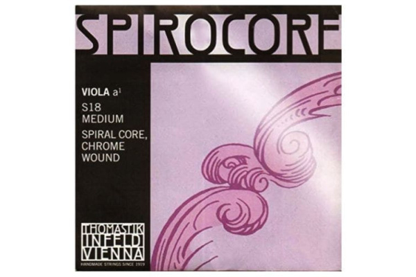 (TDN) THOMASTIK Spirocore S18 cтруна A для альта, хром. оплётка