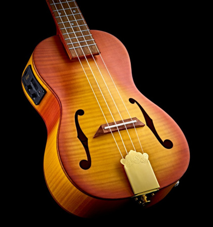 RUSL-HSB Saloon Series Укулеле концертный, со звукоснимателем, выпуклая дека, Ortega