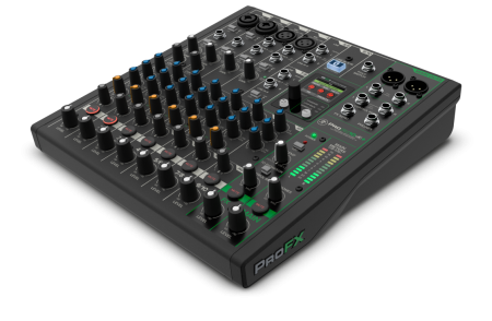 ProFX10v3+ 10-канальный микшер с процессором эффектов, режимами записи USB, Bluetooth. MACKIE