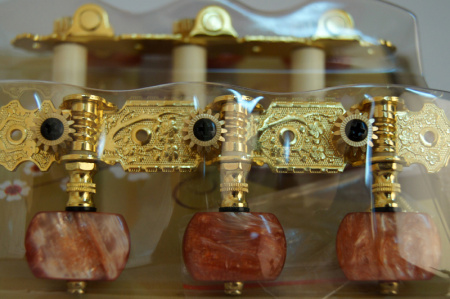 AOS-020V2P Комплект колковой механики для классической гитары, с втулками, Alice