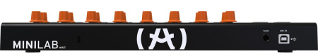 Minilab mkII Orange портативный 25-клавишный USB-MIDI-контроллер. Arturia