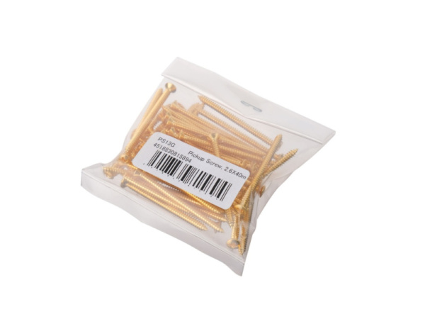 PS13G Саморез 2,6х40мм, 1шт, золото, Hosco