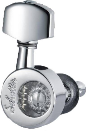 10100223 M6CH A колки для электрогитары (3 слева +3 справа), Серия: "DA VINCI", SCHALLER 