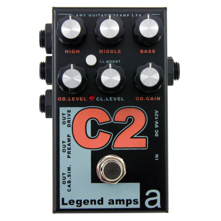 C-2 Legend Amps 2 Двухканальный гитарный предусилитель C2, AMT Electronics