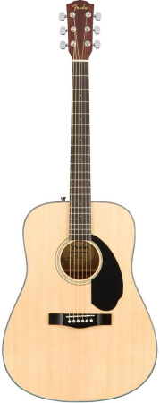CD-60S Natural Акустическая гитара, форма корпуса - дредноут, цвет натуральный. FENDER