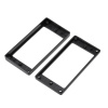 MX1588BK-MX1589BK Комплект рамок звукоснимателей (1+1), прямые, черные, Musiclily