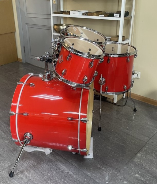 PODFM422AM Fuse Maple Набор барабанов, красный цвет, Dixon