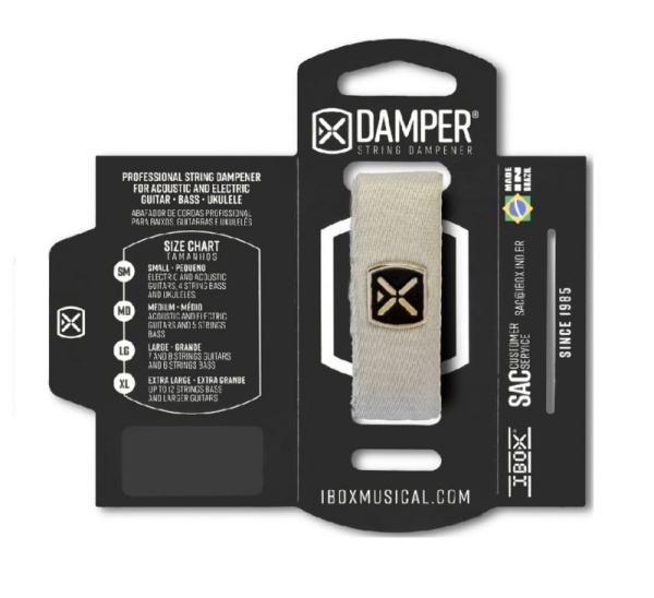 DTLG19 Демпфер гитарный, большой, серый, IBOX