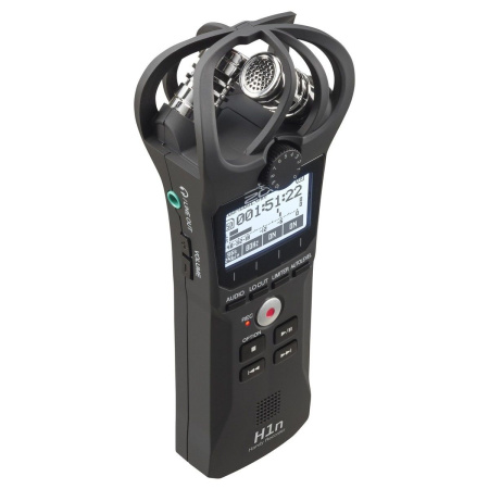 H1n портативный стереофонический рекордер со встроенными XY микрофонами 90°. ZOOM