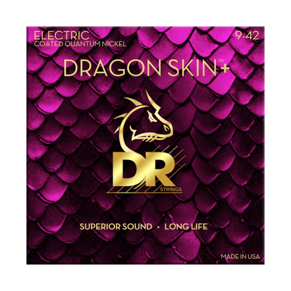 DEQ-9 DRAGON SKIN+™ Комплект струн для электрогитары, 9-42, DR