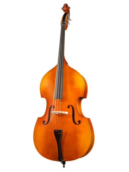 B120-4/4 Student laminated top Контрабас студенческий, Hora