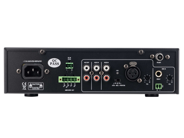 LAM120B Микшер усилитель мощности трансляционный, 120Вт, LAudio