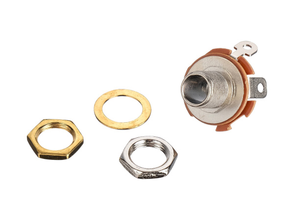 JC12/2P Выходной разъем электрогитары, золото, Paxphil