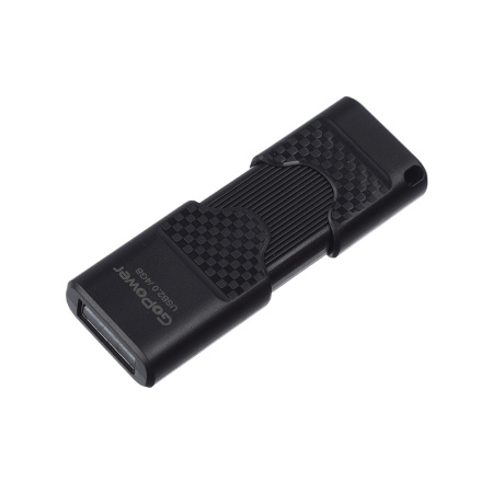 00-00025961 Slider Флеш-накопитель 4GB USB2.0, пластик, черный матовый, GoPower