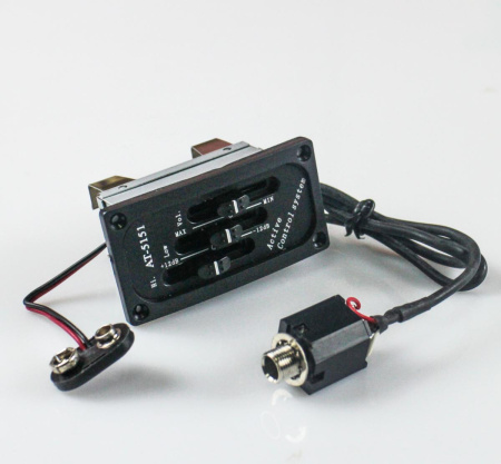 AT-5151 Звукосниматель с двухполосным эквалайзером, врезной, Belcat