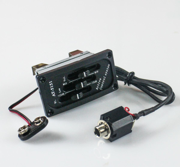 AT-5151 Звукосниматель с двухполосным эквалайзером, врезной, Belcat