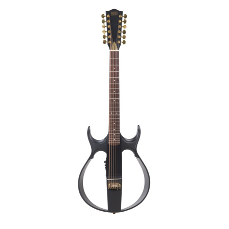 (LUT) SG2BL23 SG2 Сайлент-гитара 12-струнная, черная, MIG Guitars