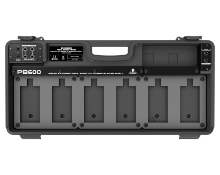PB600 Педалборд (подставка-кейс) для 6 педалей эффектов со встроенным блоком питания. Behringer 