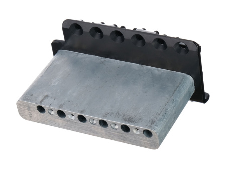 BS113F-BK Бридж тремоло, блок 42мм, черный, Paxphil