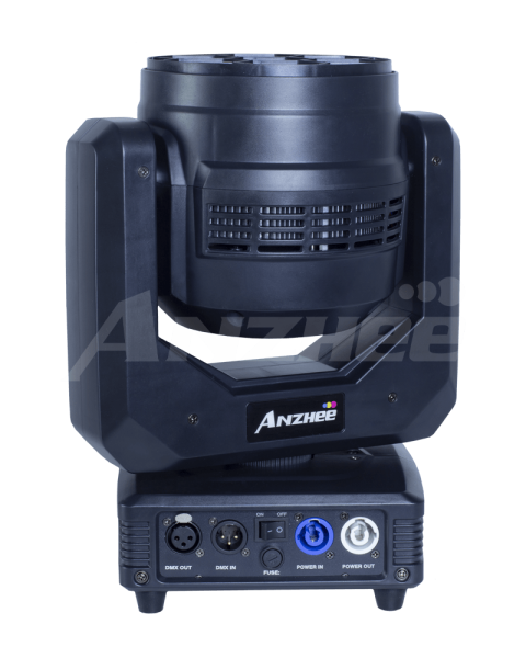 H7x40Z-WASH, RGBW, Cветодиодный вращающийся прожектор. Anzhee