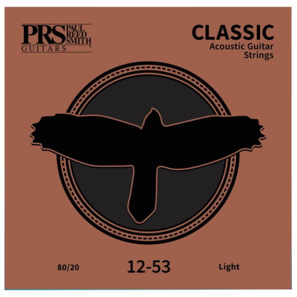 PRS12-53A Струны для акустической гитары PRS Classic Acoustic 80/20, Light, 12-53. PRS