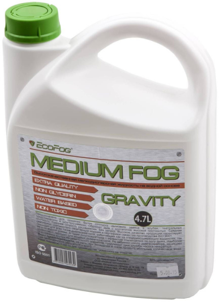 EF-Gravity Жидкость для дым машин (среднего рассеивания), EcoFog