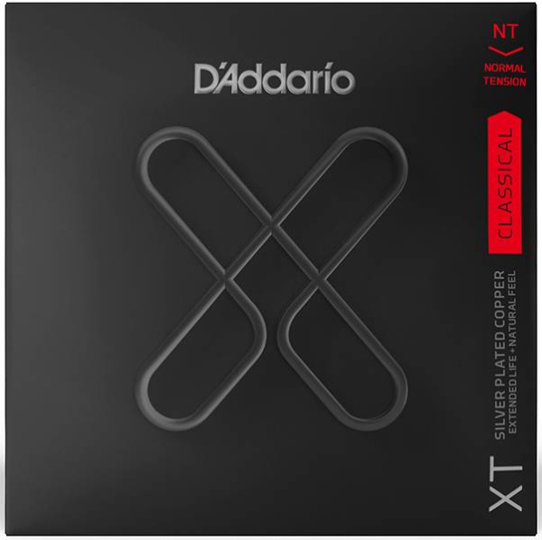 XTC45 XT Комплект струн для классической гитары, посеребр., норм.натяжение, с покрытием, D'Addario
