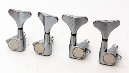MB-1001-CR Комплект колковой механики для бас-гитары, 2+2, Caraya